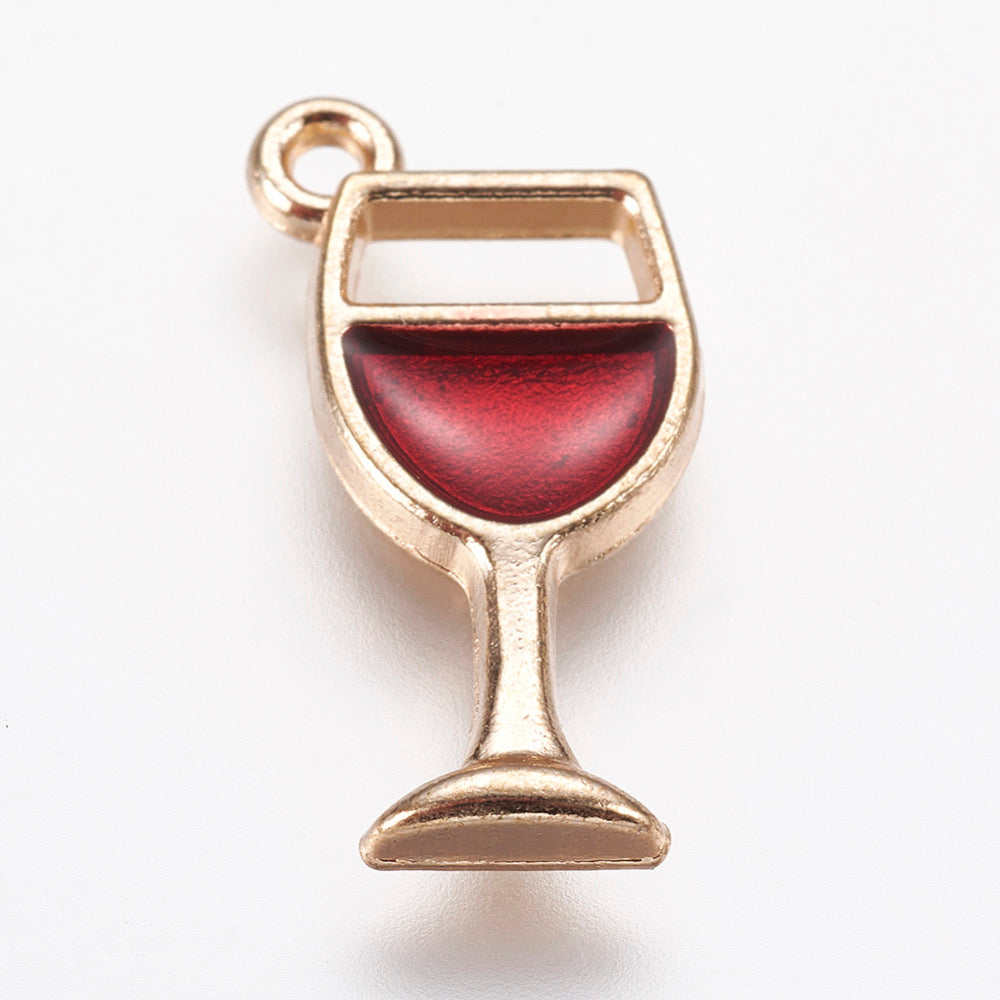 Wine Glass Charm