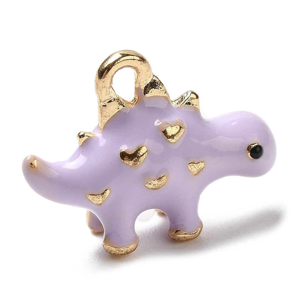 Purple Dinosaur Charm