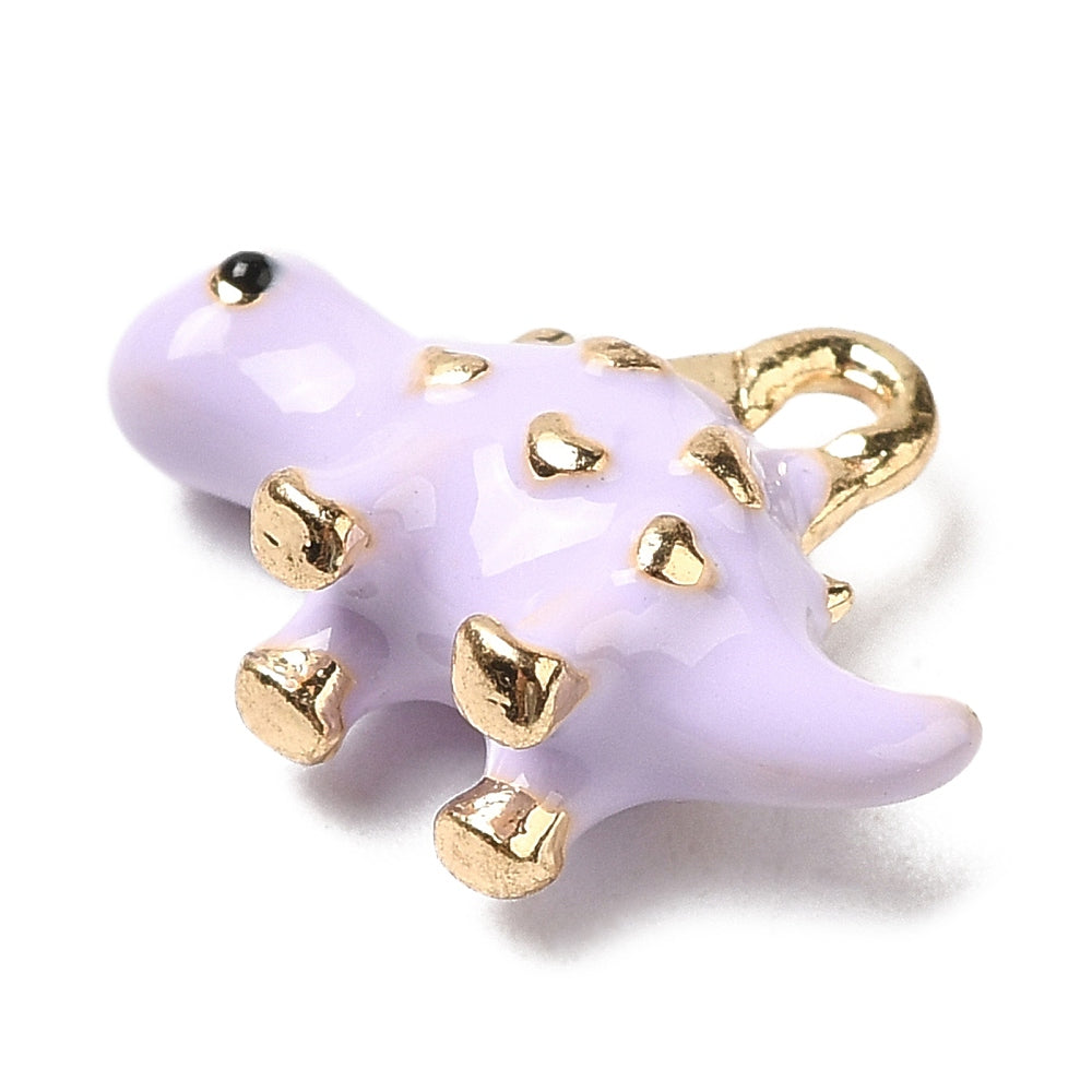 Purple Dinosaur Charm