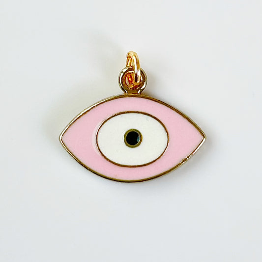 Pink Evil Eye Charm Large