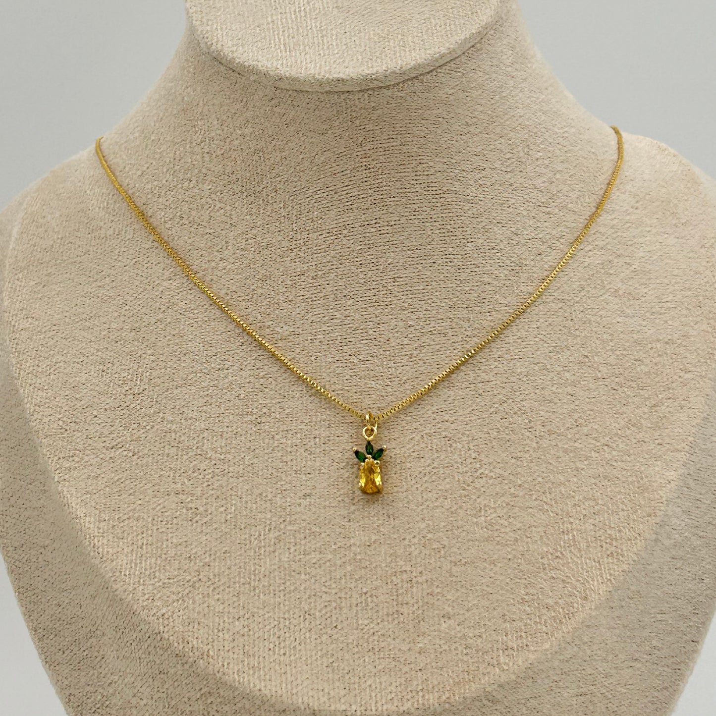 Pineapple Charm Necklace