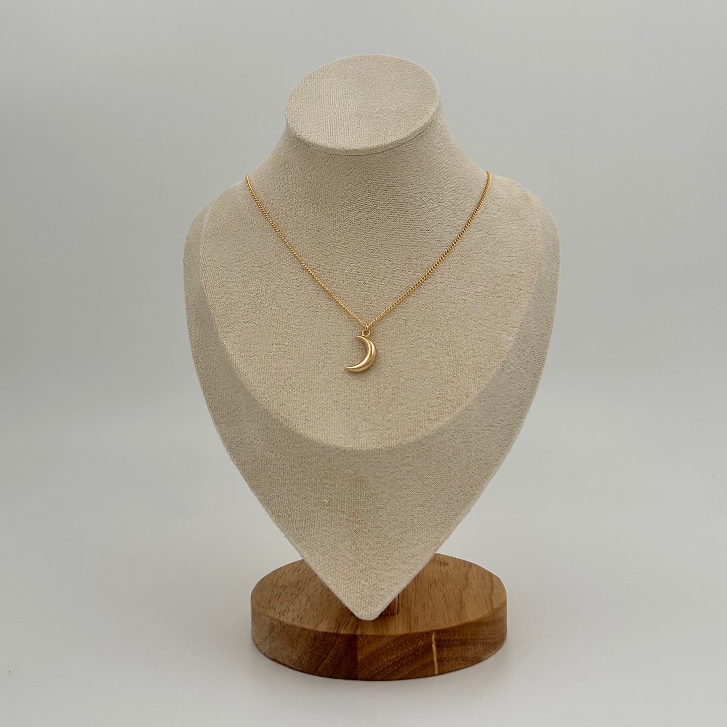 Gold Cresent Moon Necklace