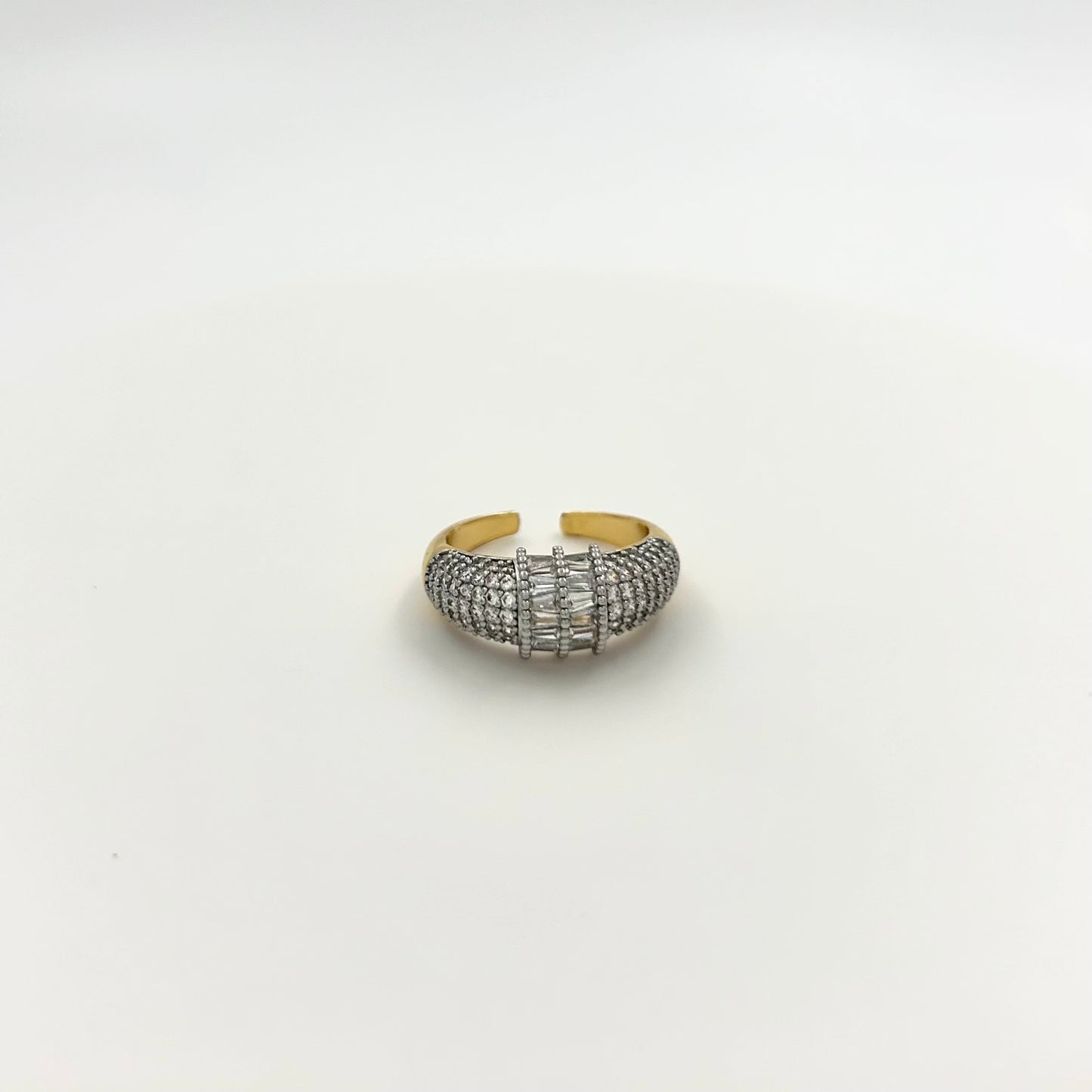 Adjustable Multi Set Zircon Ring