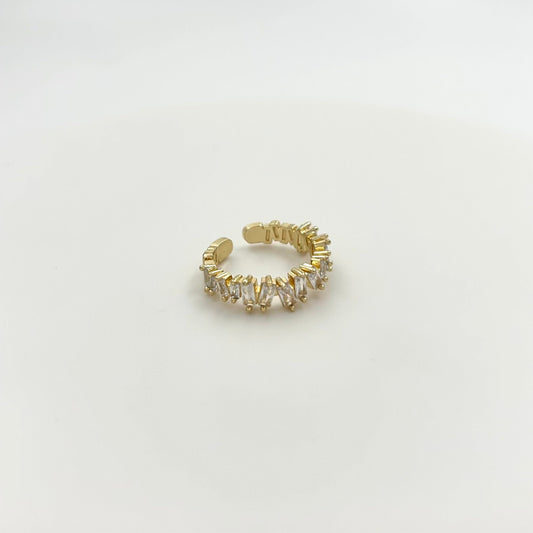 Adjustable Zircon Ring