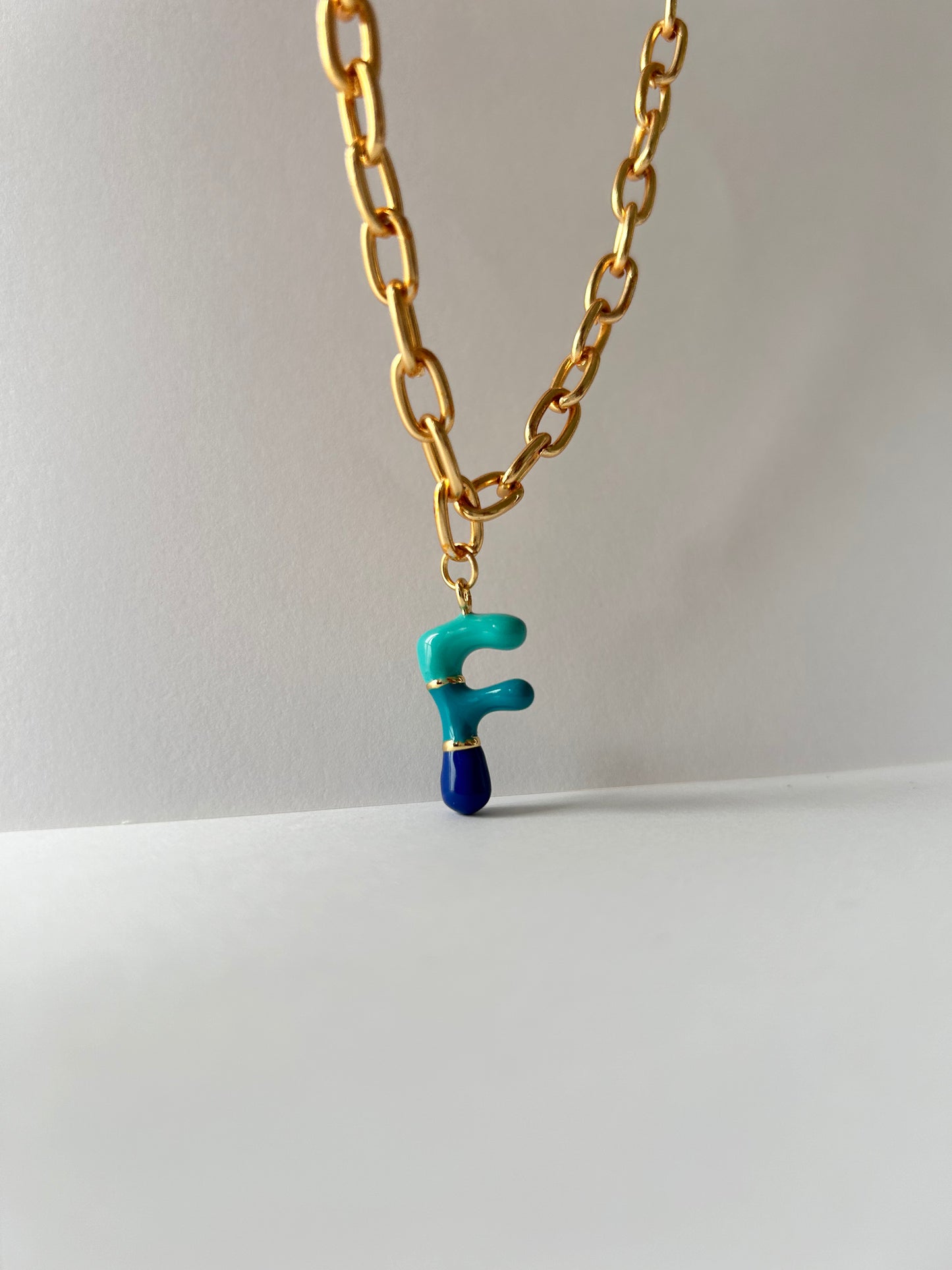 Enamel Alphabet Charm