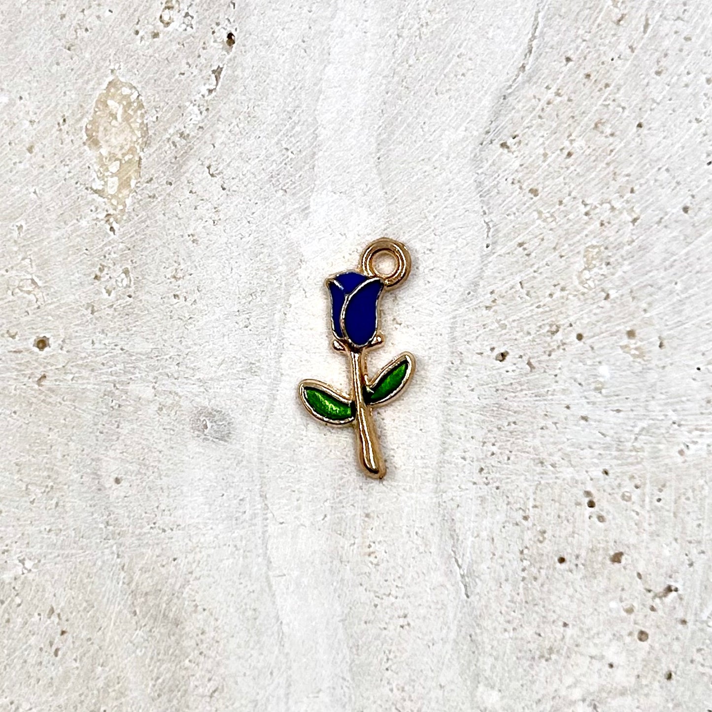 Blue Tulip Charm