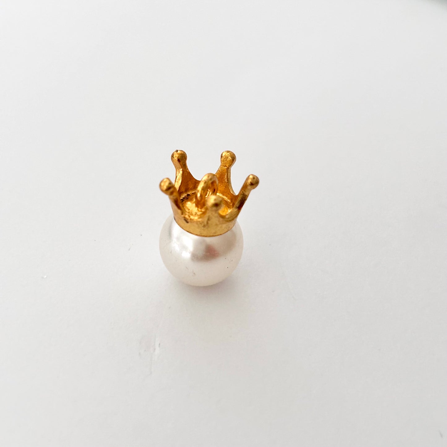 Crown Pearl Charm