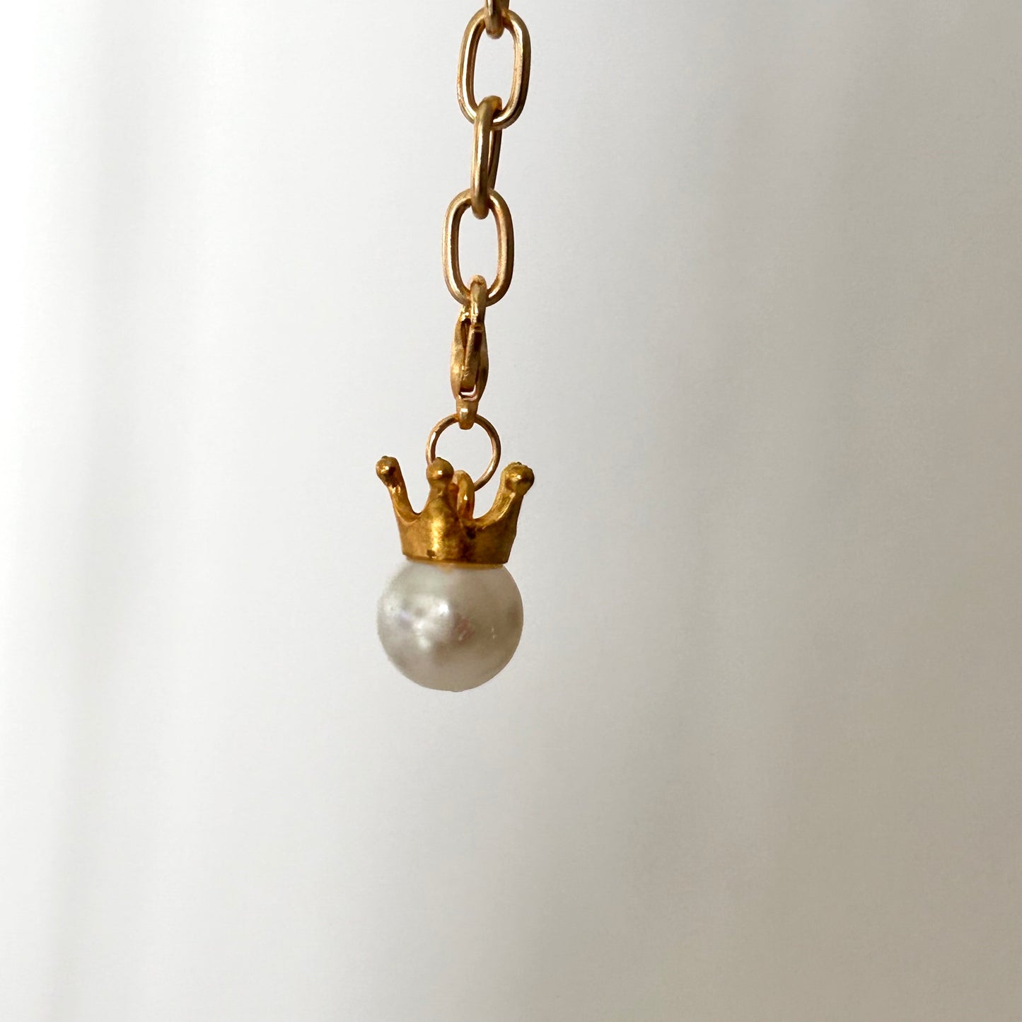 Crown Pearl Charm