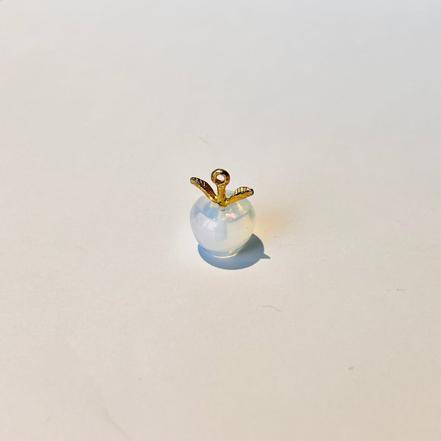 Opalite Apple Charm