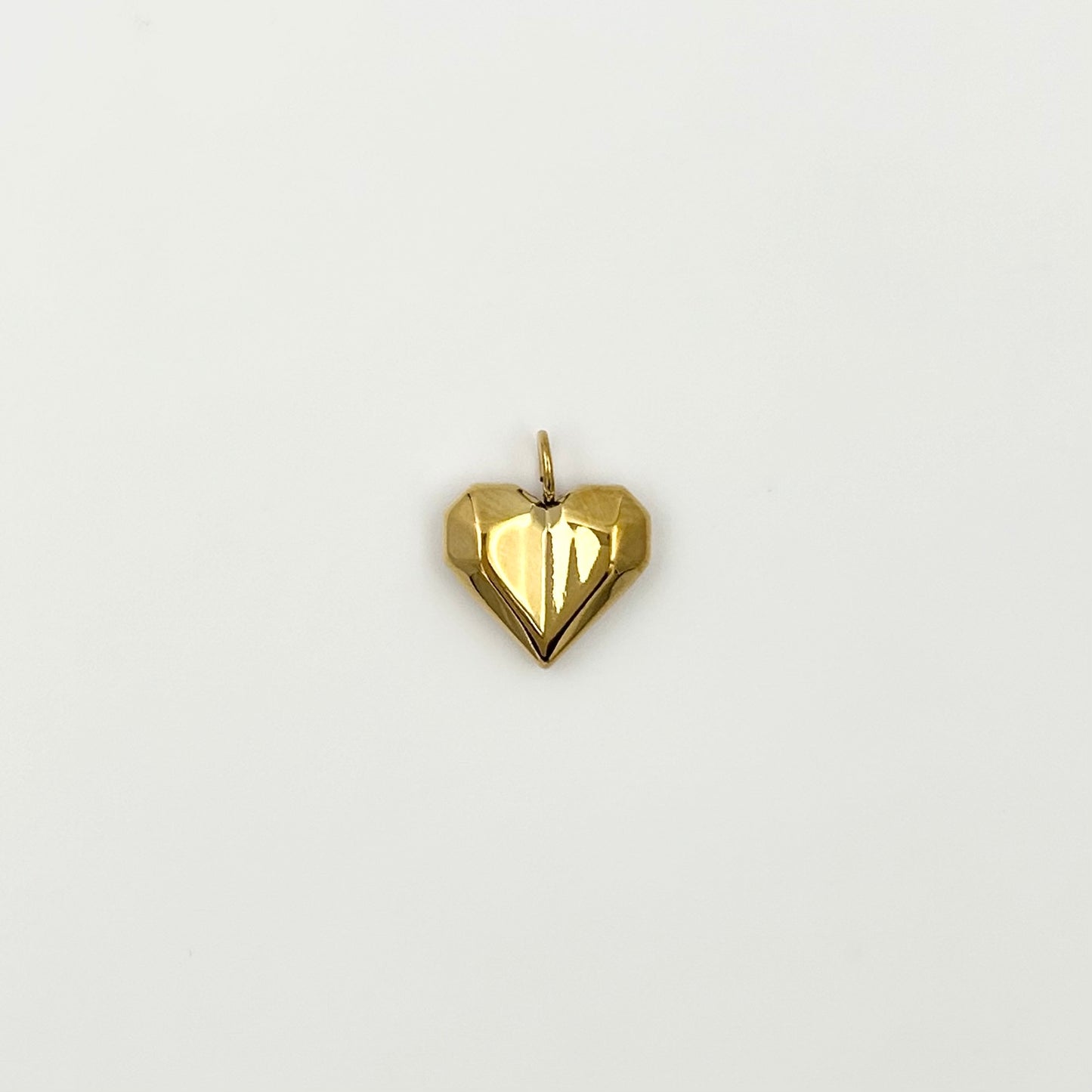 Geometric Heart Charm