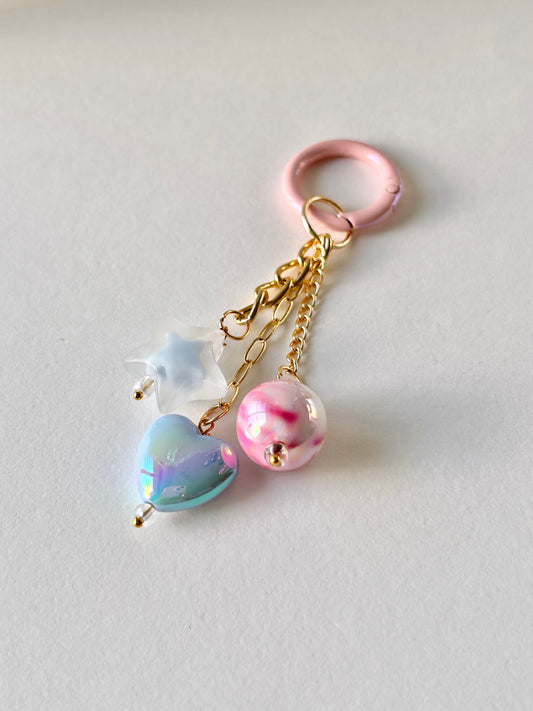 Whimsical Bag Charm Pink