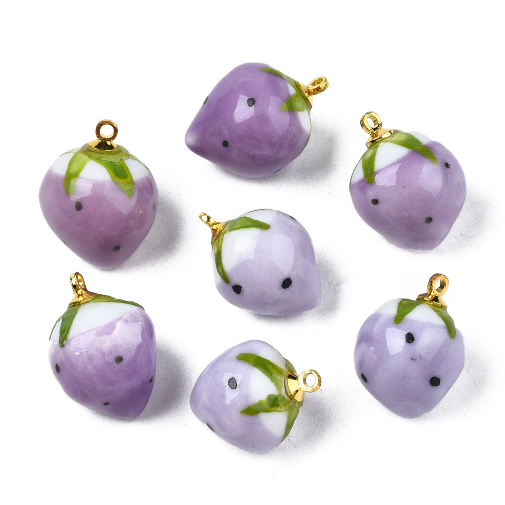 Porcelain Berry Charm