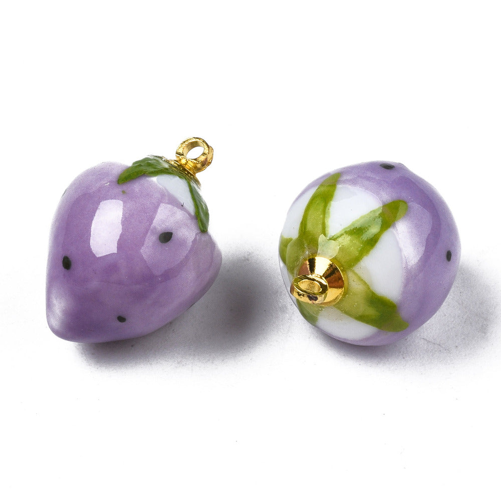 Porcelain Berry Charm