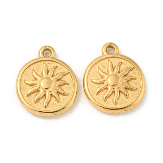 Sun Coin Charm