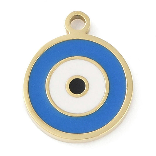 Round Evil Eye Charm